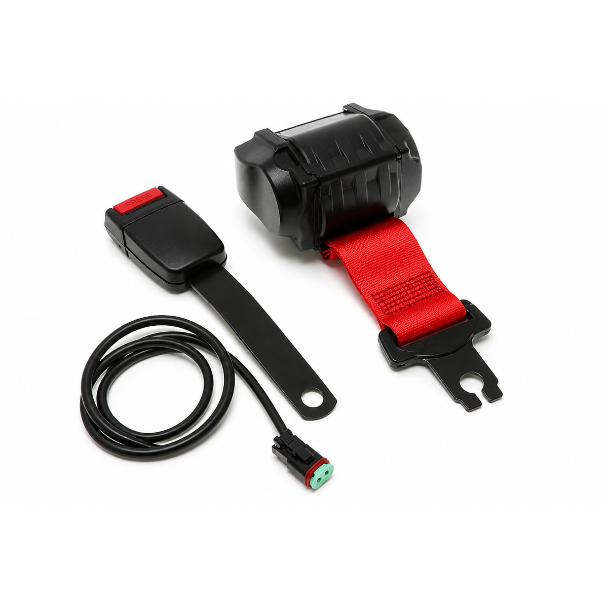 Hyster 4221086 High-Vis Red Seat Belt