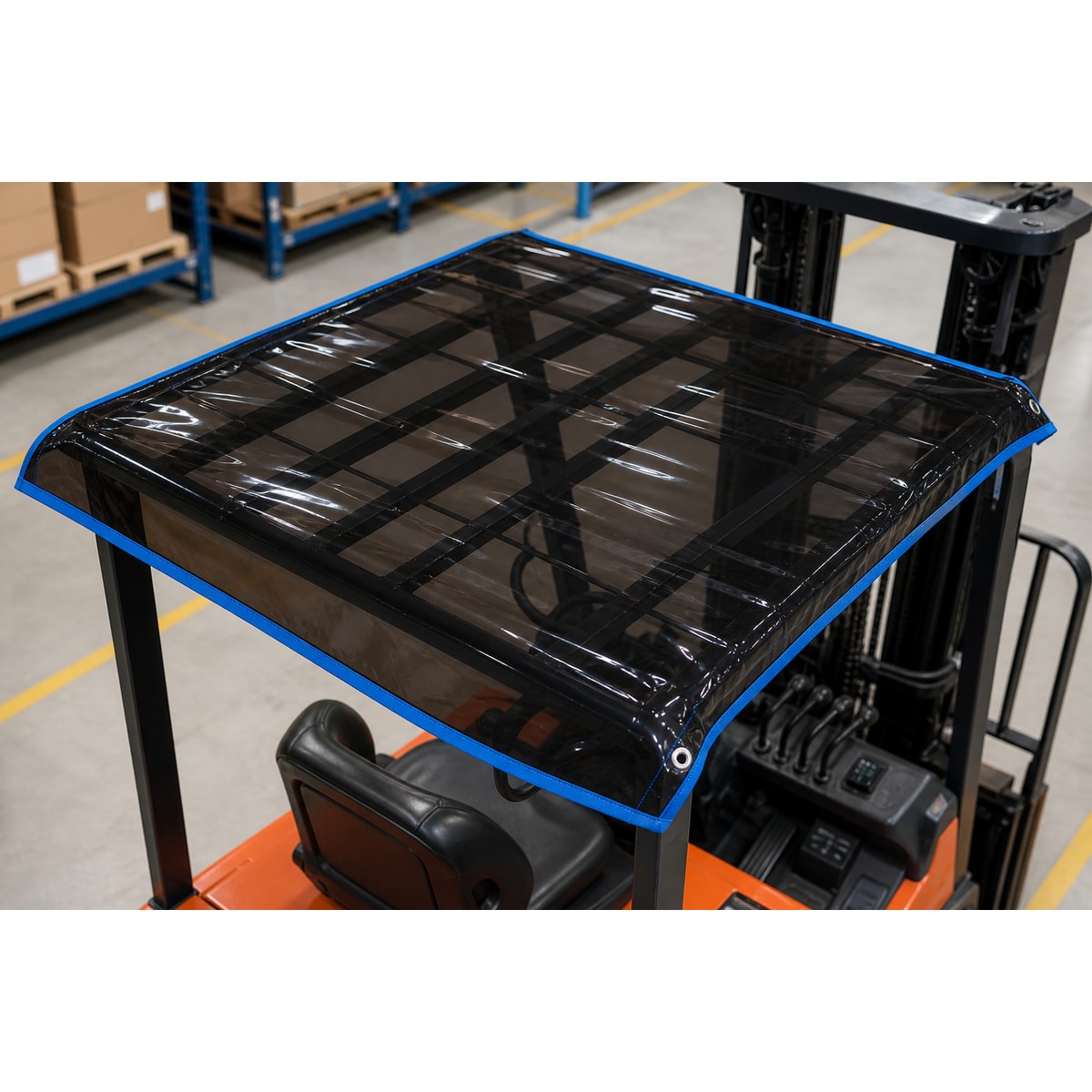 SolarCap Forklift Overhead Guard Cover 48"×42"